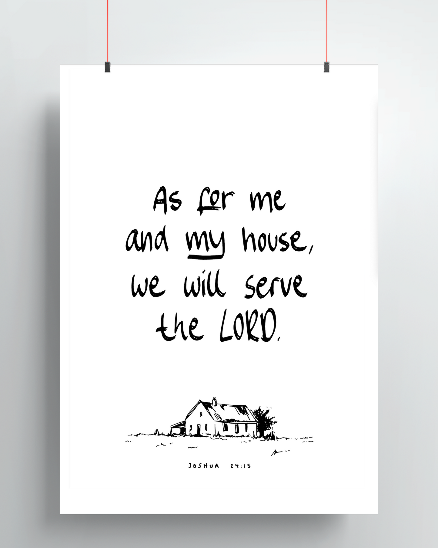 As for me and my House Poster - Good-Natured