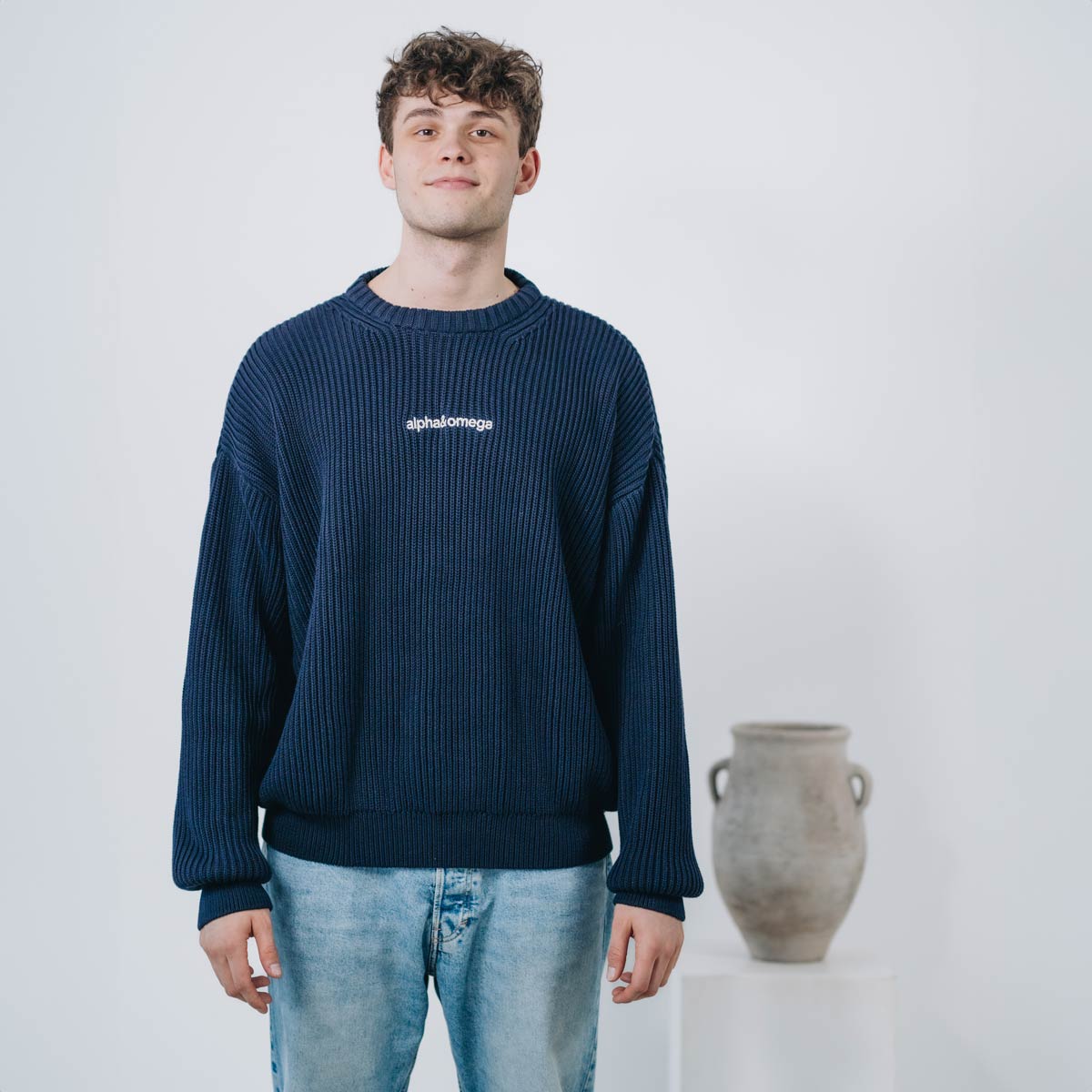 Good-Natured-Alpha-Omega-Knitwear-Front-blue-men