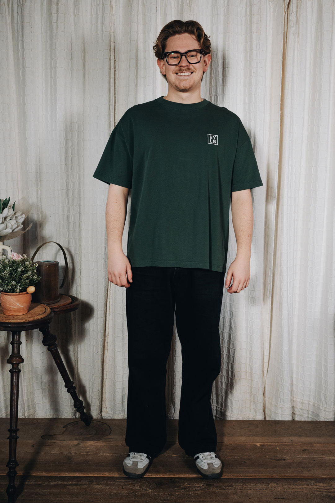 Easy Yoke T-Shirt Green