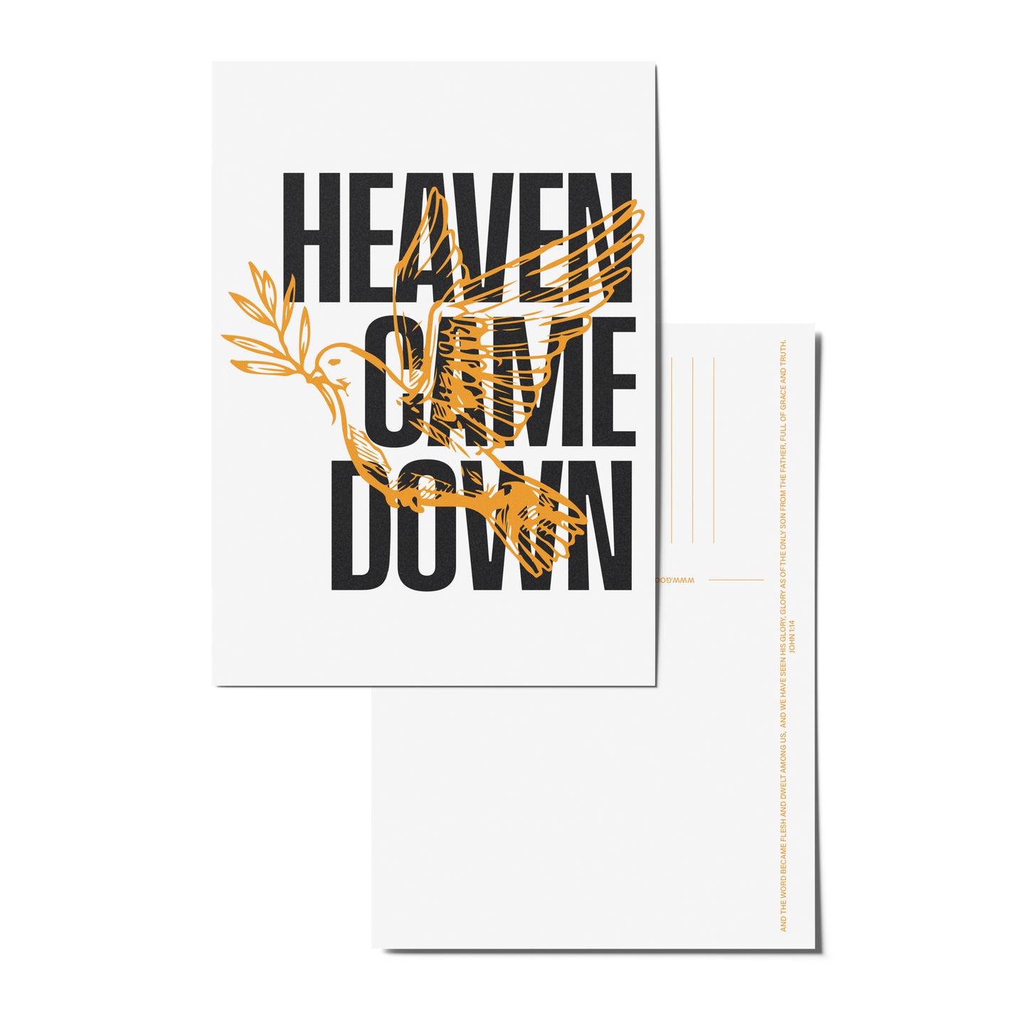 Heaven Came Down - Postcard