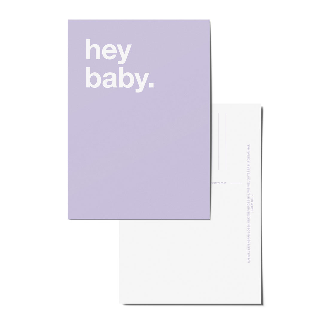 Good-Natured-Hey-baby-Postkarte