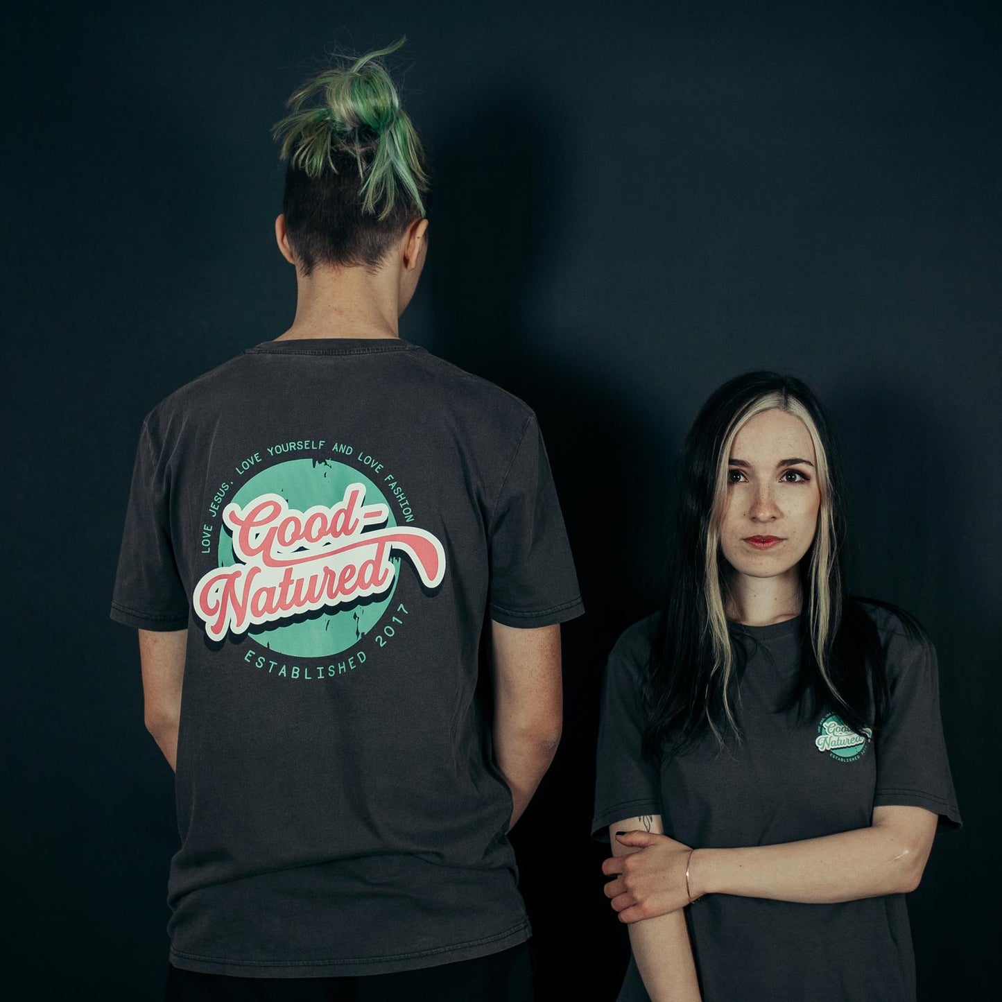 Good-Natured 70´S-T-Shirt grau