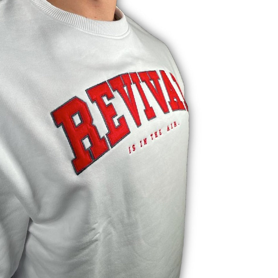 Good-Natured Revival-Sweater weiß