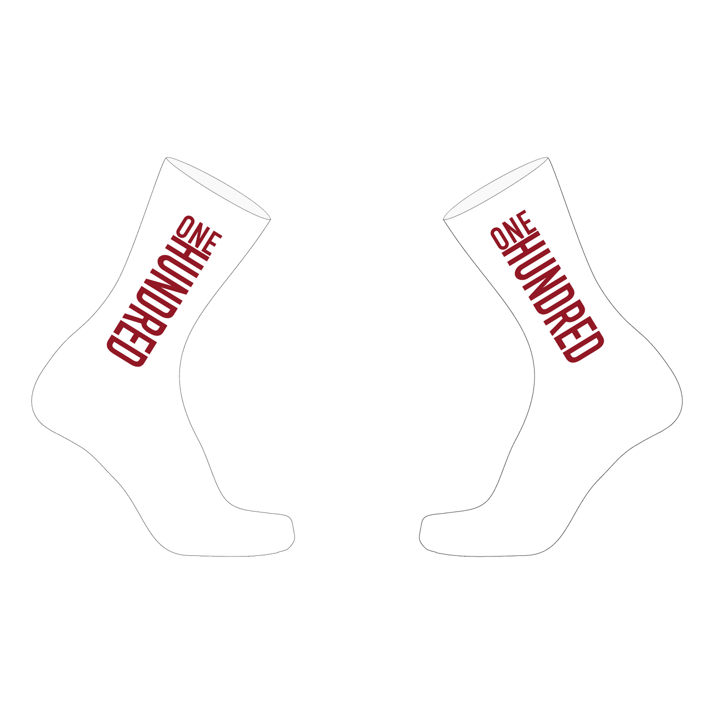 Good-Natured ONE/HUNDRED Socken weiß