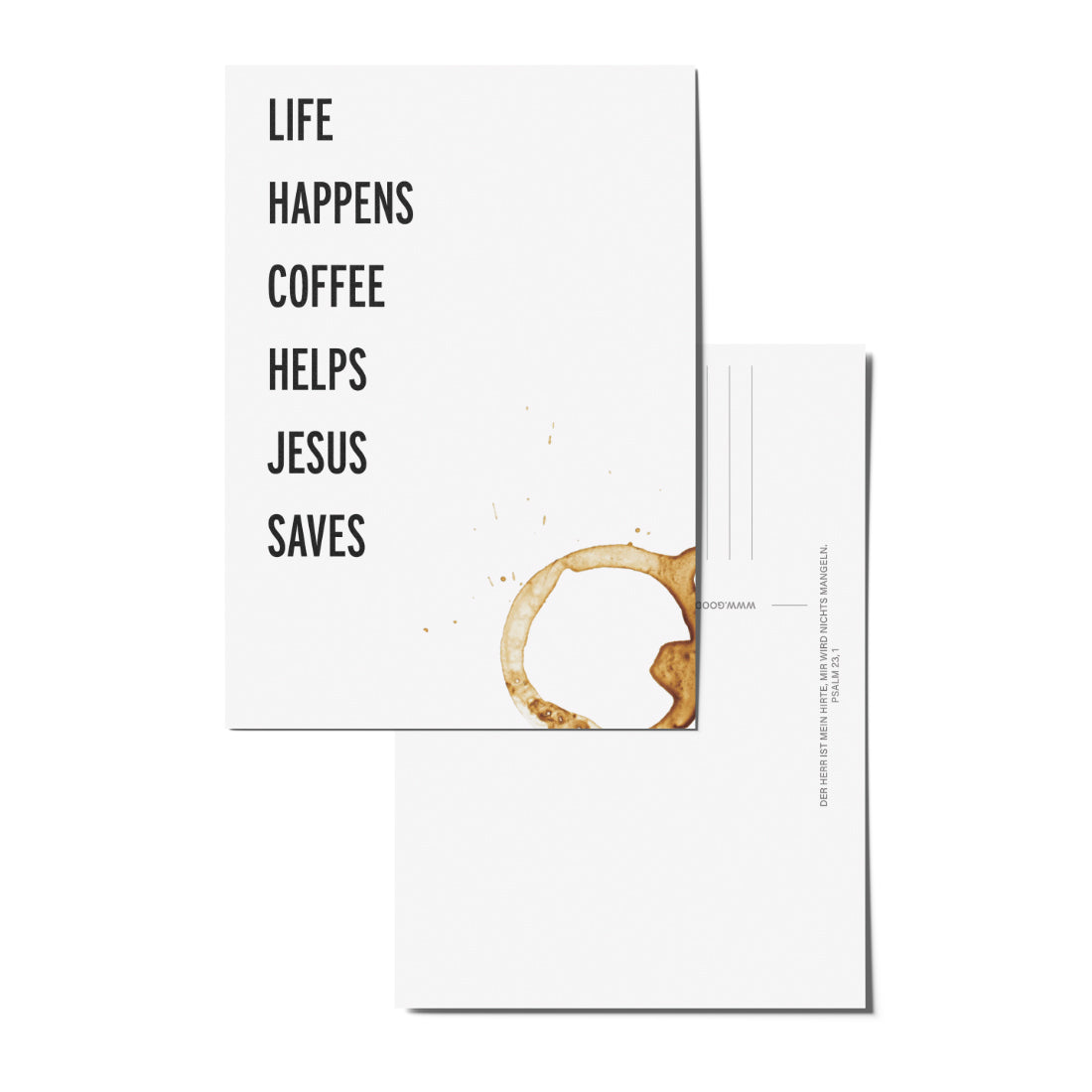 Life Happens - Postkarte
