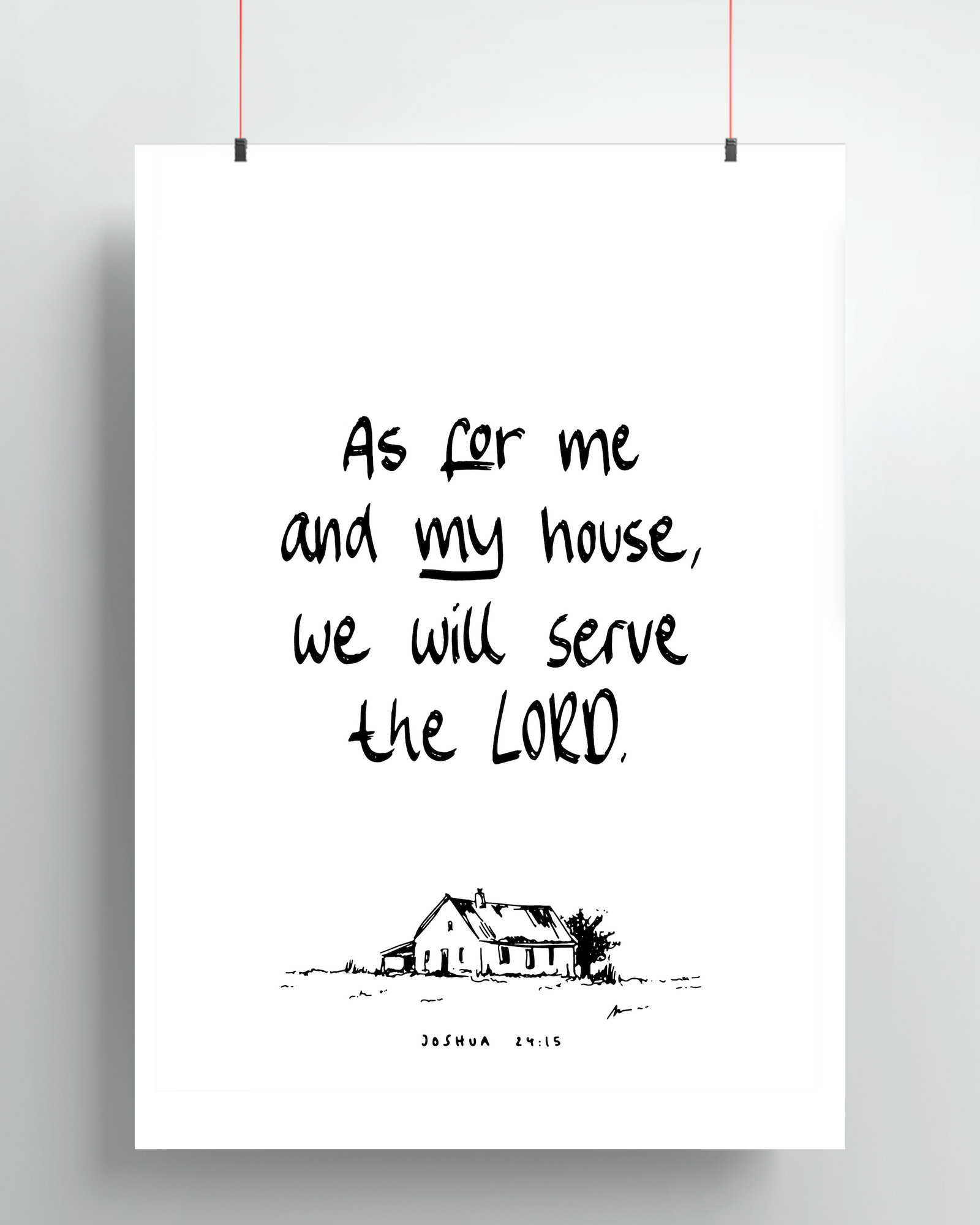 As for me and my House Poster - Good-Natured