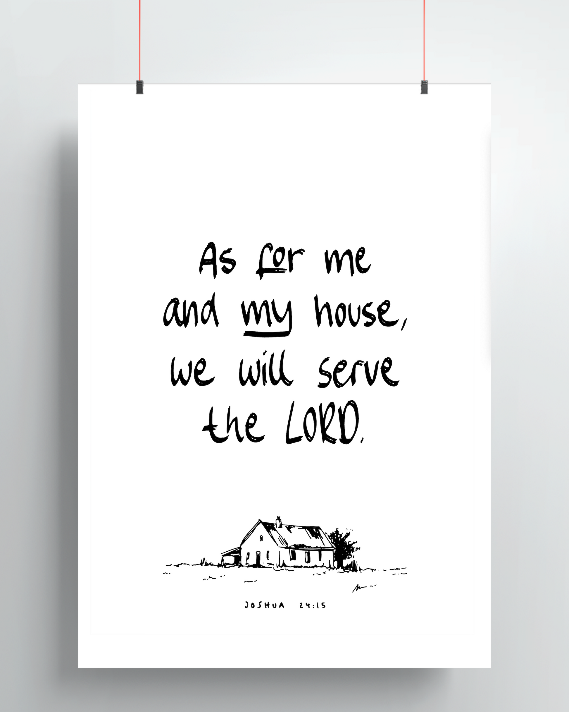 As for me and my House Poster - Good-Natured