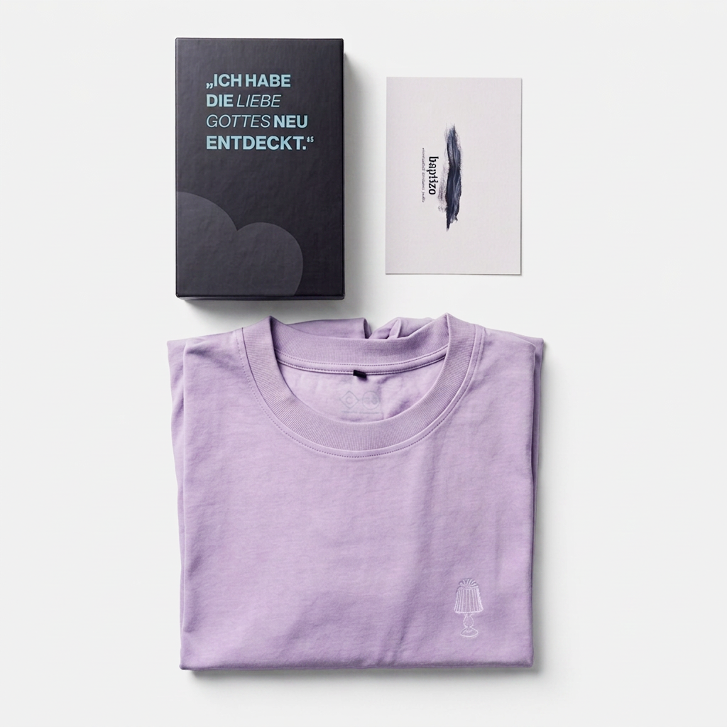 Taufgeschenk Bundle – T-Shirt, Buch & Taufkarte