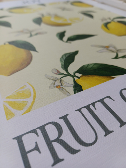 Detailaufnahme des Fruit of the Spirit Posters Joy (Freude) von Good-Natured