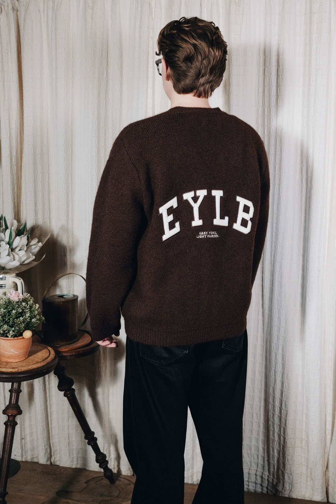 Easy Yoke Knitwear Cardigan