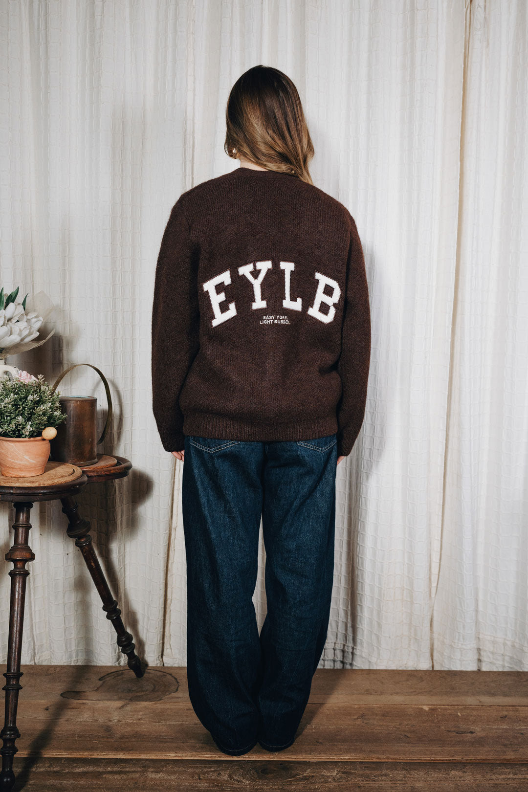 Easy Yoke Knitwear Cardigan