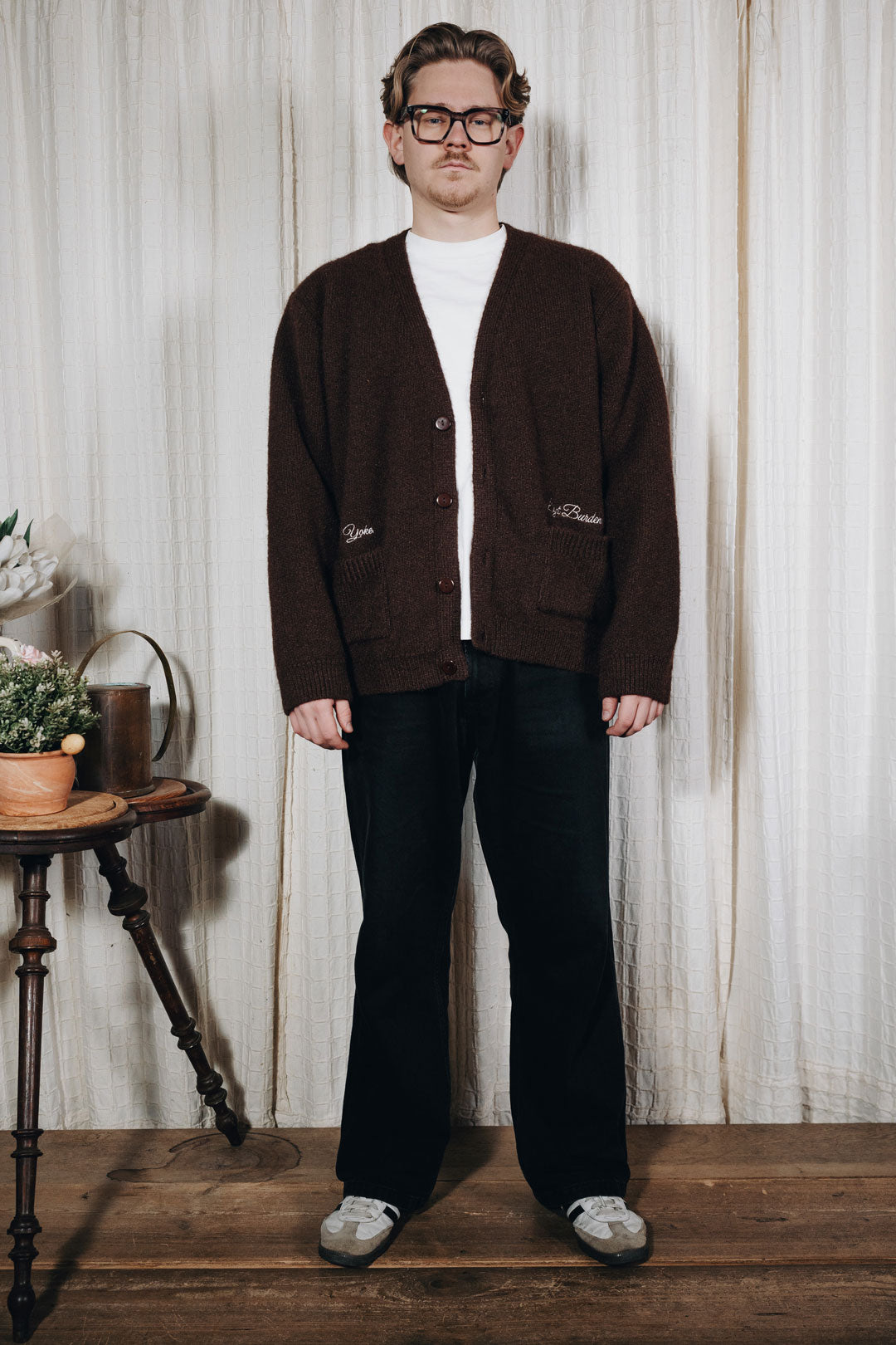 Easy Yoke Knitwear Cardigan