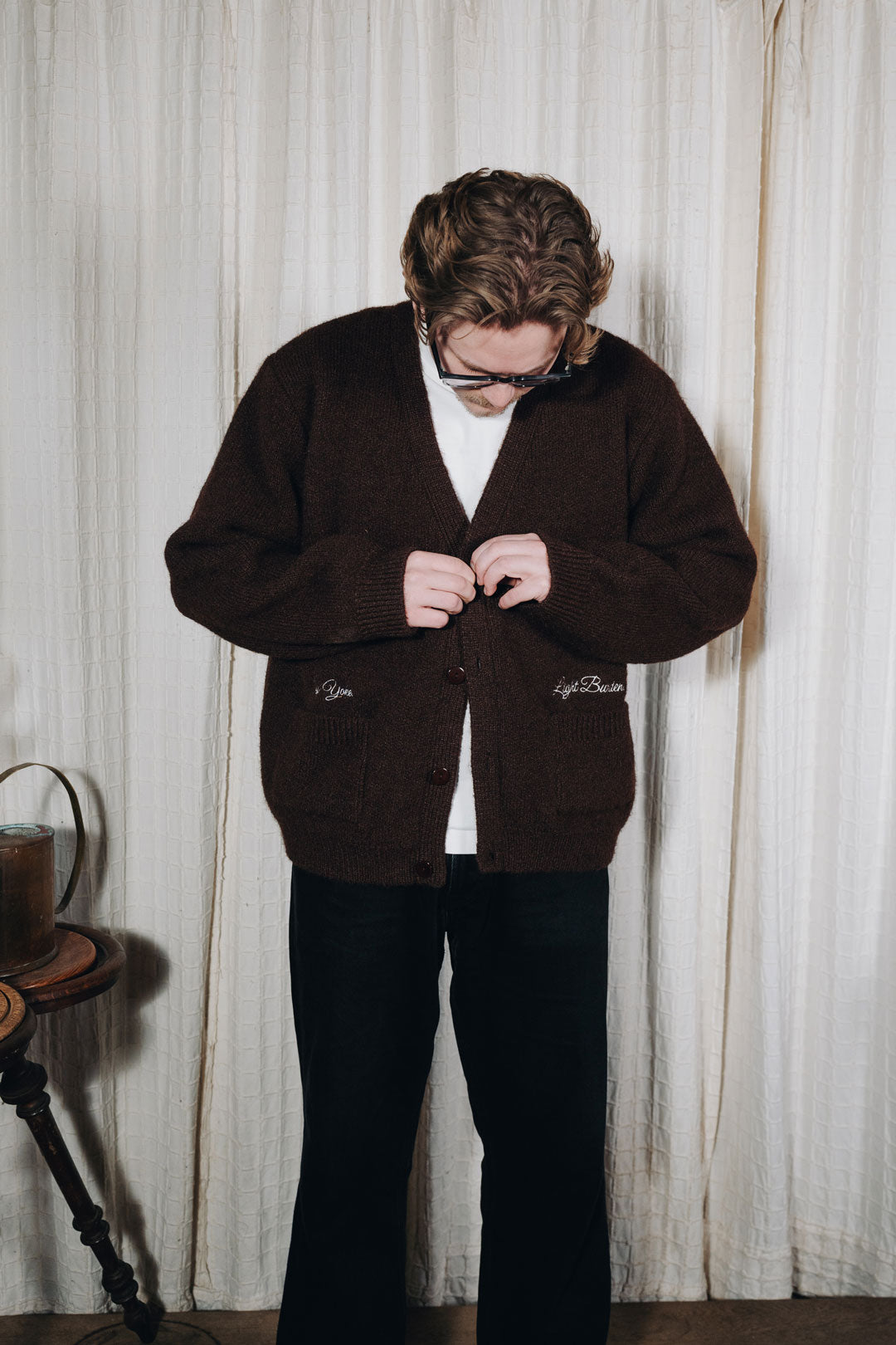 Easy Yoke Knitwear Cardigan