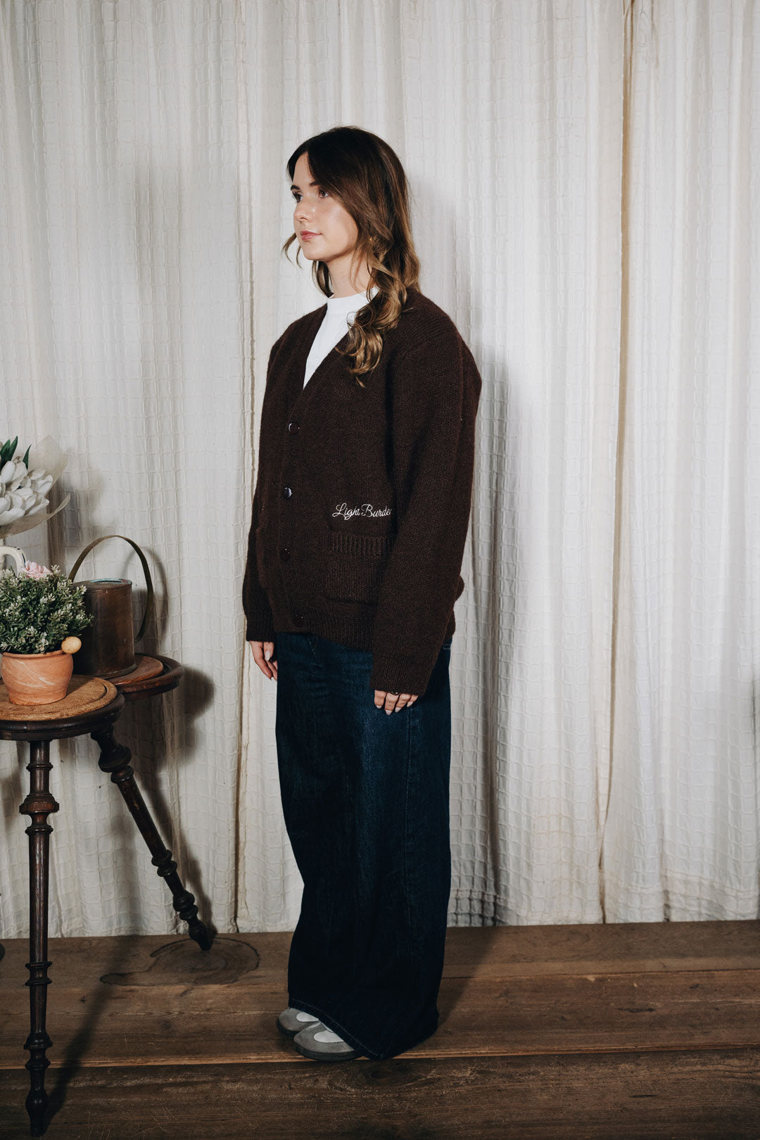 Easy Yoke Knitwear Cardigan