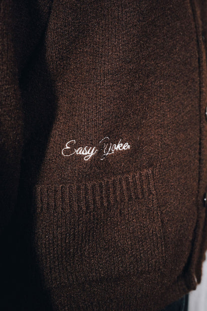 Easy Yoke Knitwear Cardigan