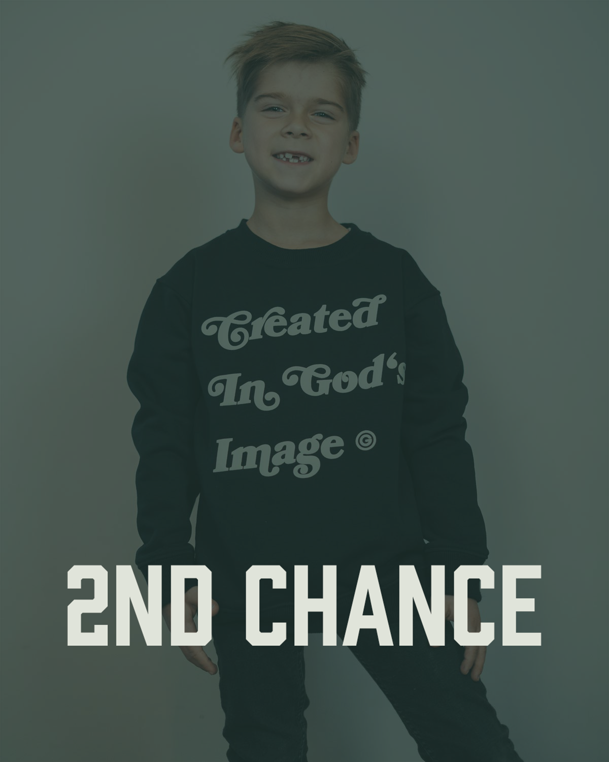 Created in God's Image - Kids Sweater (Second Chance)