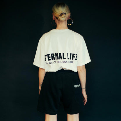 Good-Natured-Eternal-Life-Shorts-black-back
|| Lena ist 1,69m groß, normal gebaut und trägt eine S.