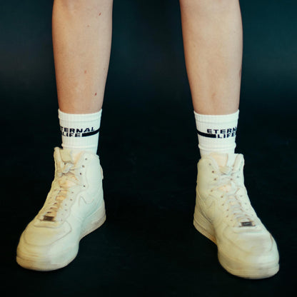 Good-Natured-Eternal-Life-Socks-Horizontal white