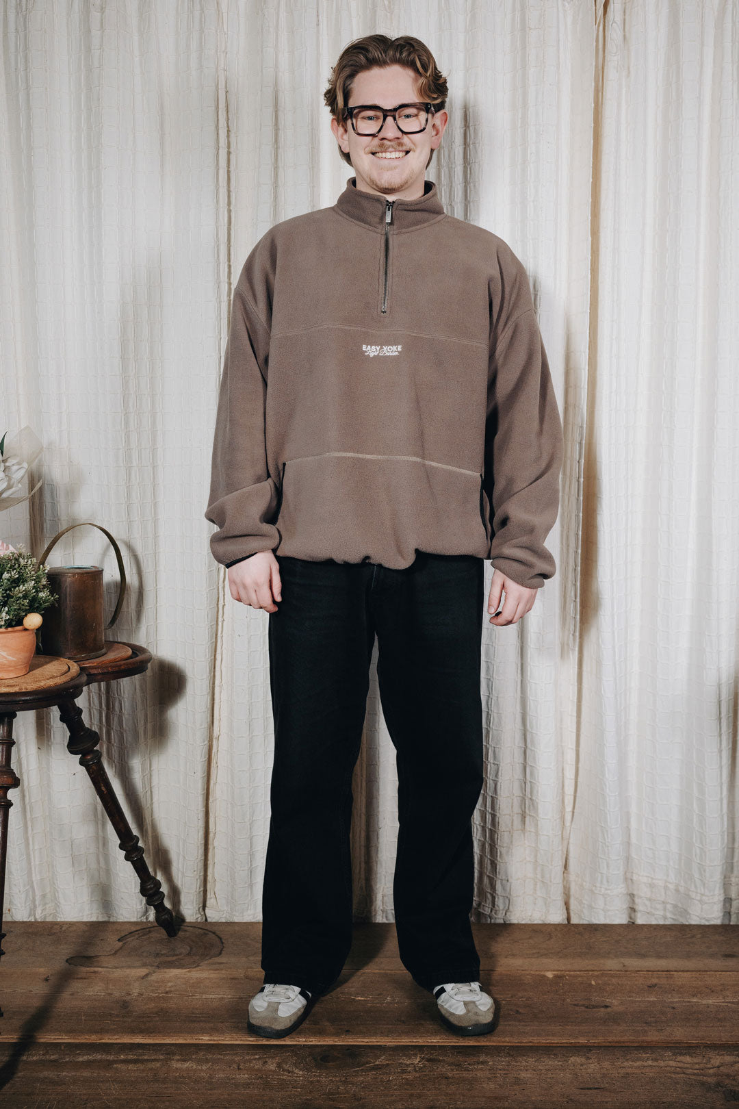 Easy Yoke Fleece Halfzip