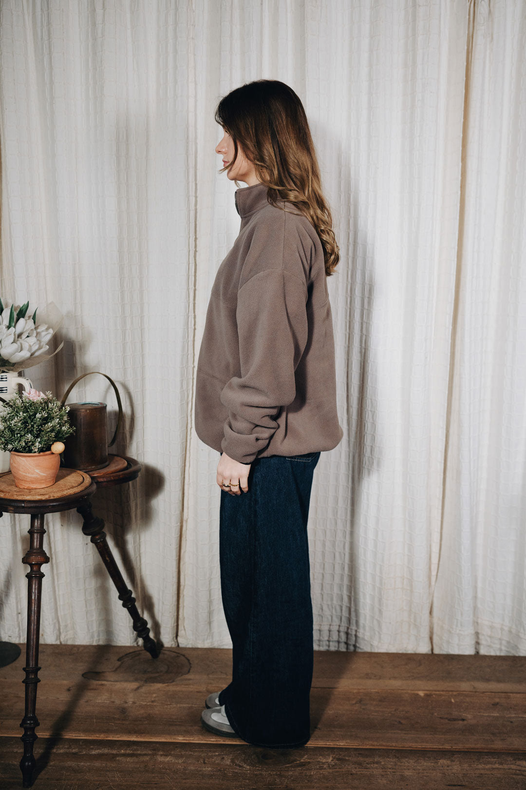 Easy Yoke Fleece Halfzip