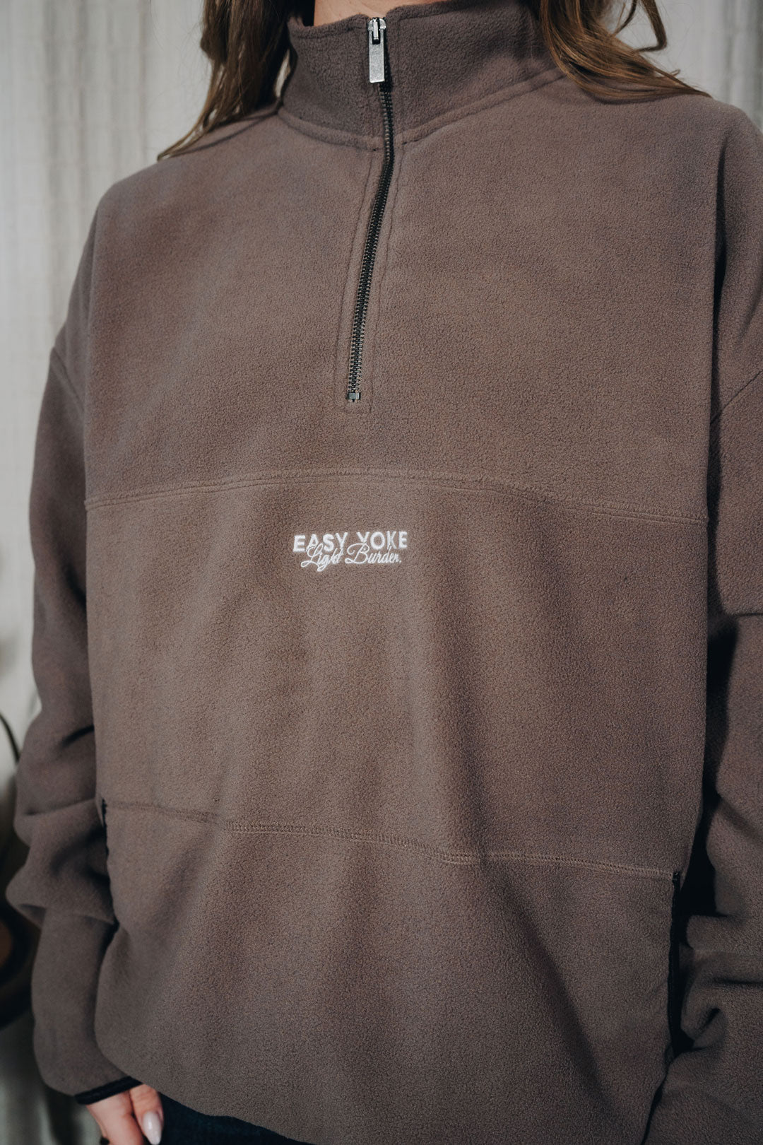 Easy Yoke Fleece Halfzip