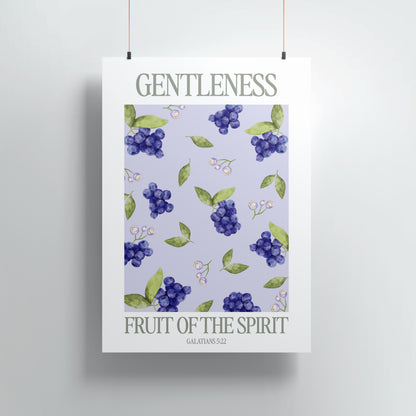 Fruit of the Spirit Poster Gentleness (Sanftmut) aus dem 9er Bundle von Good-Natured