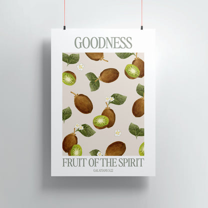 Fruit of the Spirit Poster Goodness (Güte) wählbar im 3er Bundle von Good-Natured