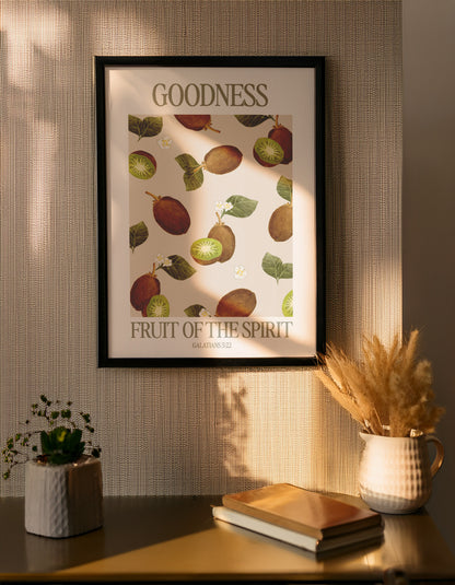Fruit of the Spirit Poster Goodness (Güte) im Interieur von Good-Natured