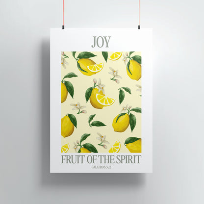 Fruit of the Spirit Poster Joy (Freude) aus dem Poster-Bundle von Good-Natured
