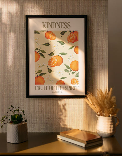 Fruit of the Spirit Poster Kindness (Freundlichkeit) im Interieur von Good-Natured