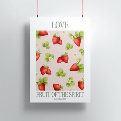Fruit of the Spirit Poster Love (Liebe) aus dem Poster-Bundle von Good-Natured