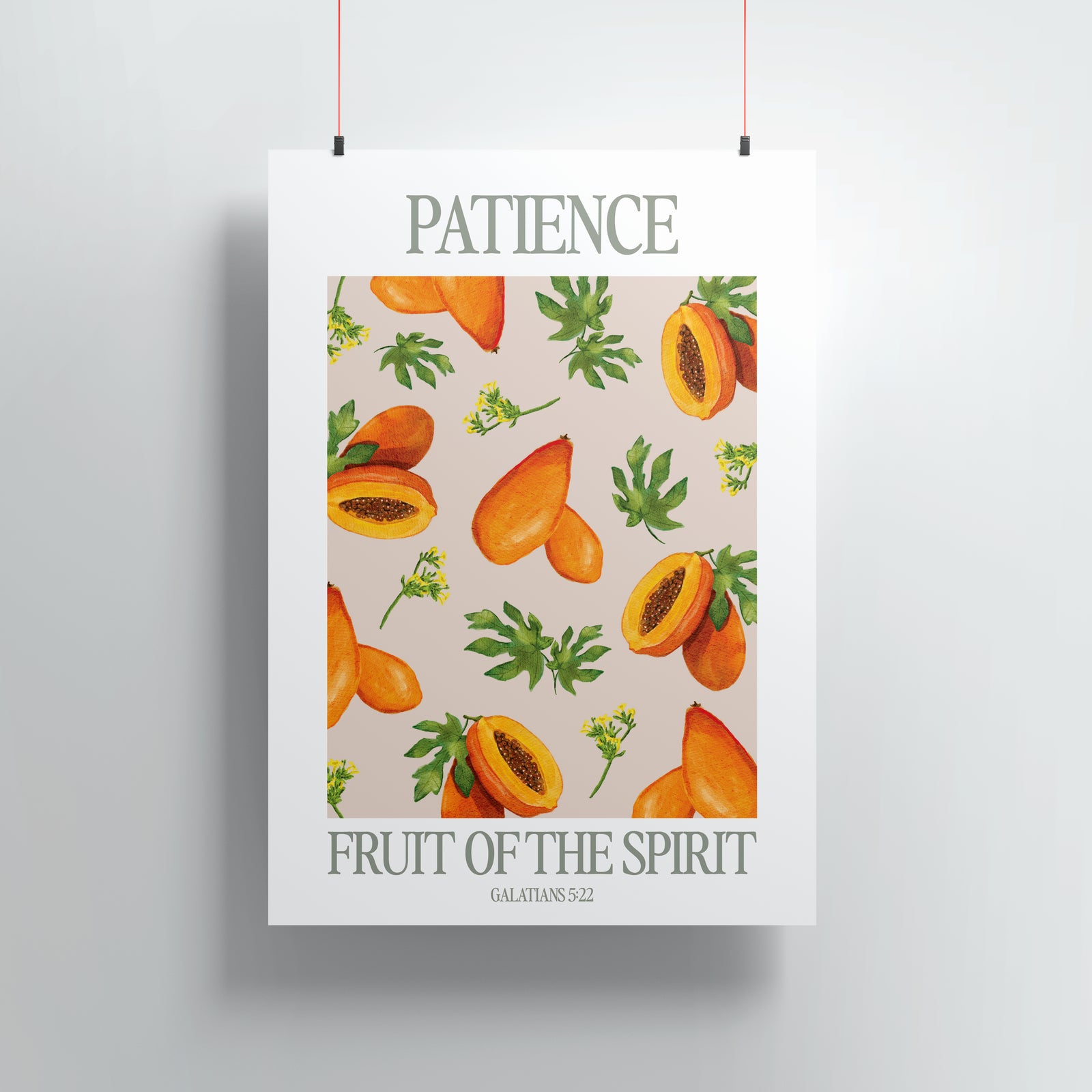 Fruit of the Spirit Poster  - Patience
