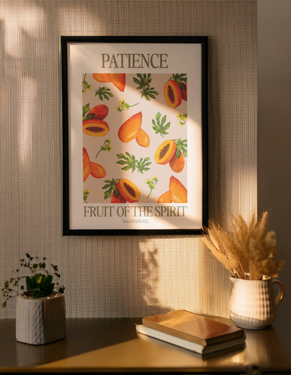 Fruit of the Spirit Poster Patience (Geduld) im Interieur von Good-Natured