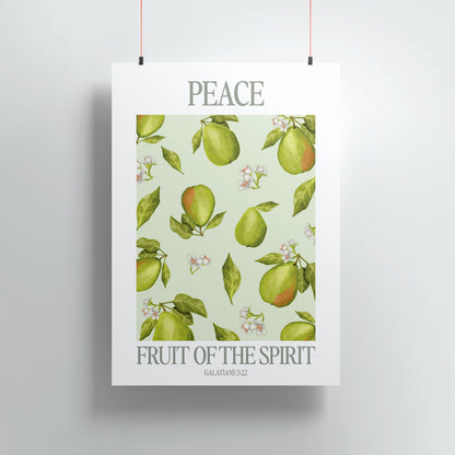 Fruit of the Spirit Poster Peace (Frieden) wählbar im 3er Bundle von Good-Natured