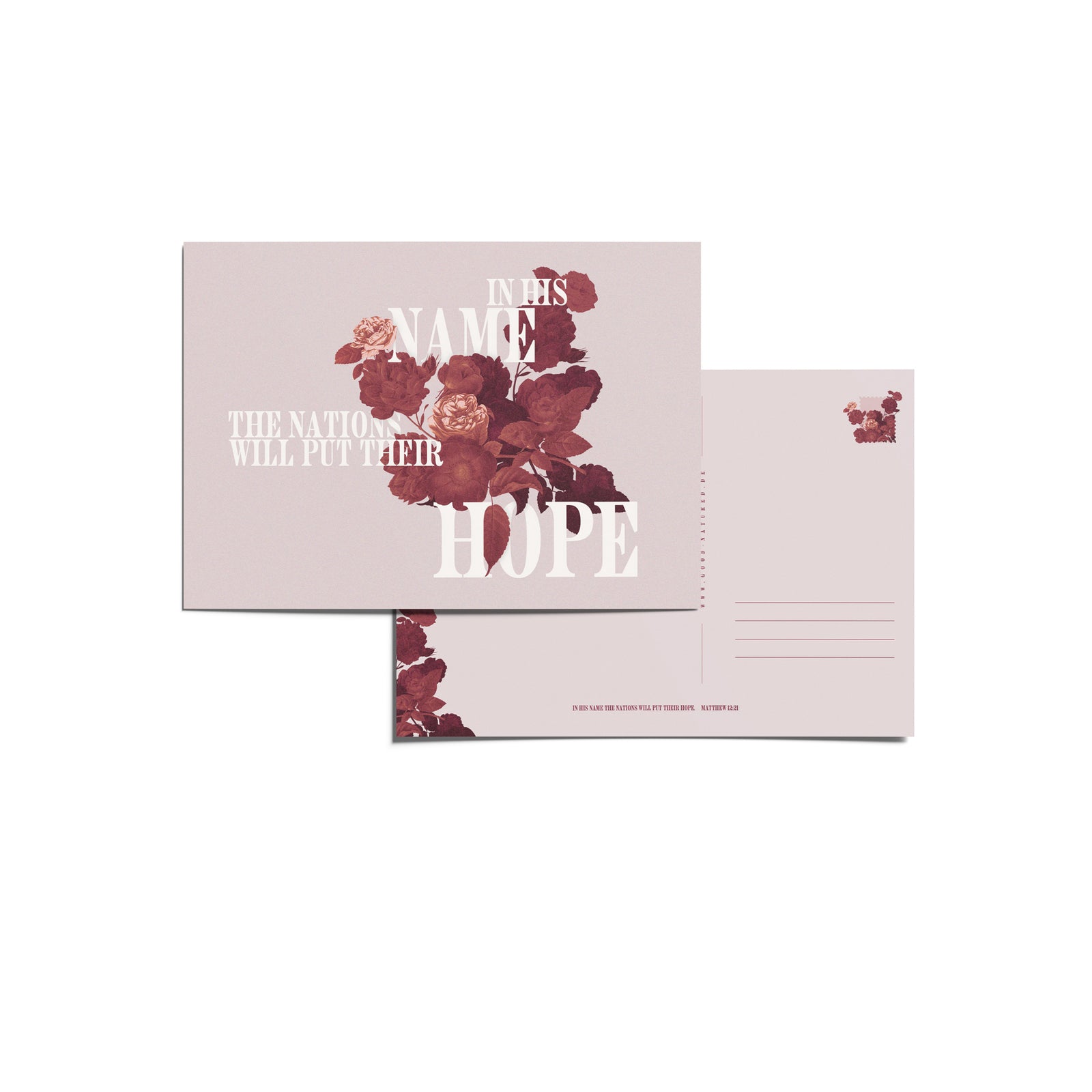 In his Name - Postcard 