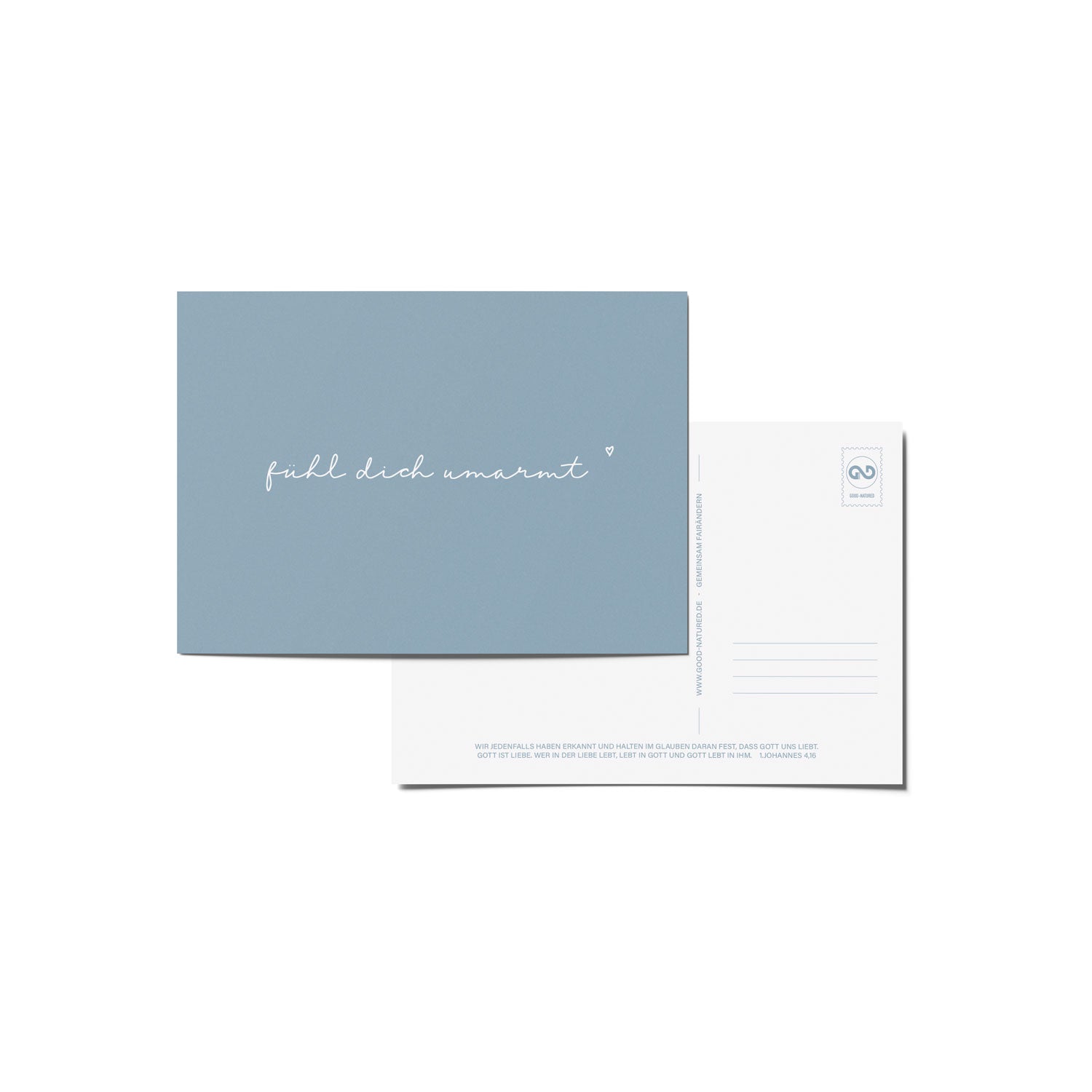 Fühl dich umarmt - Postkarte