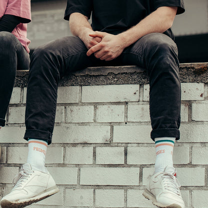 Good-Natured Promises-Socken weiß