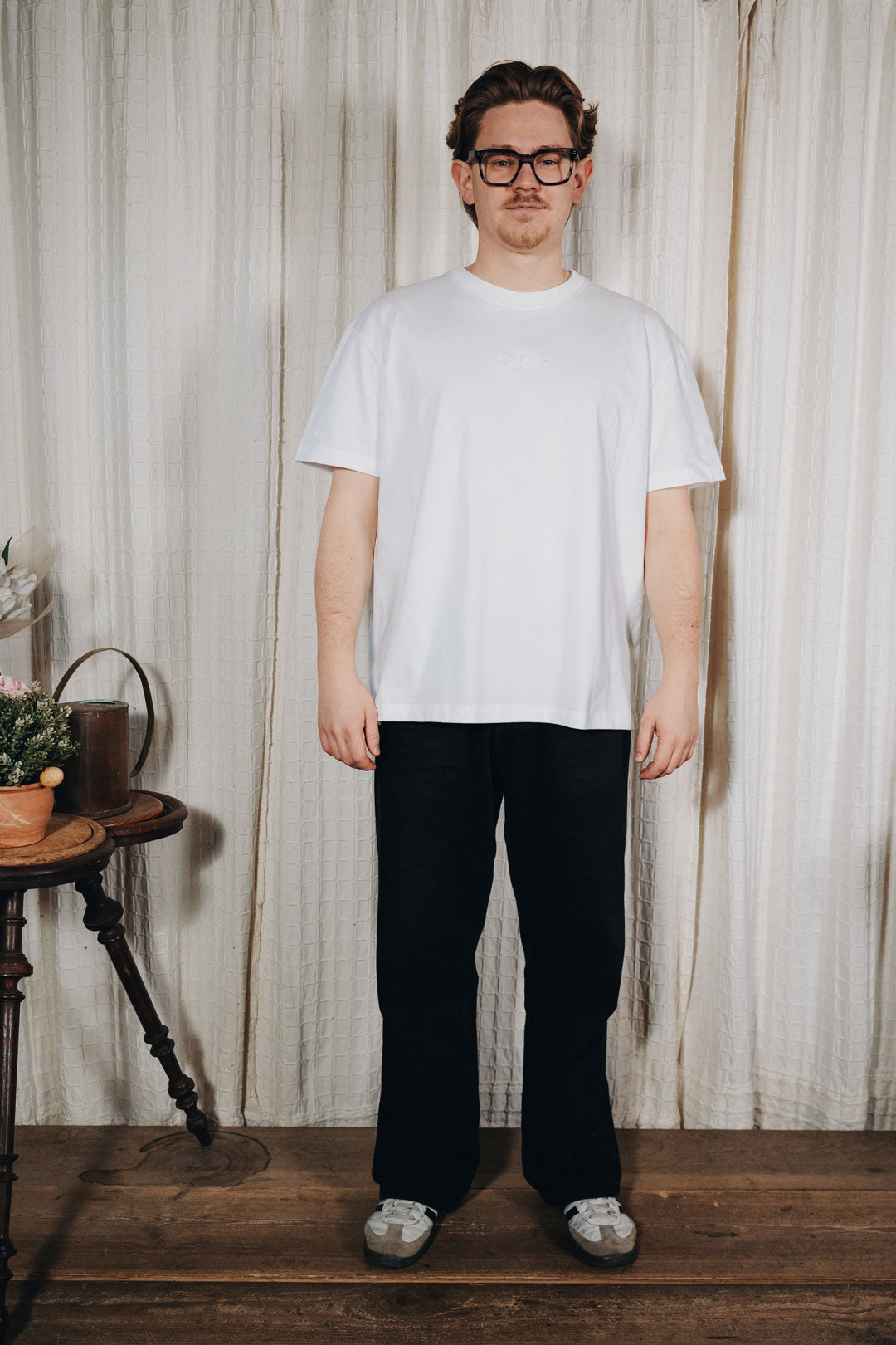 Easy Yoke T-Shirt White