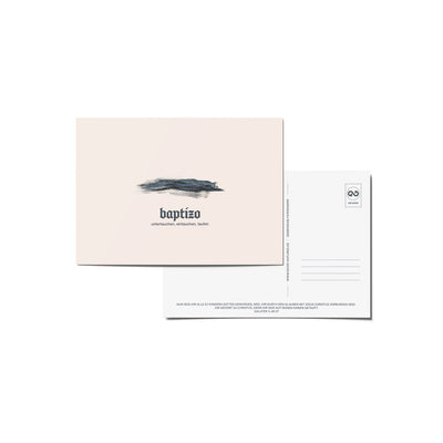 Baptizo - Postcard