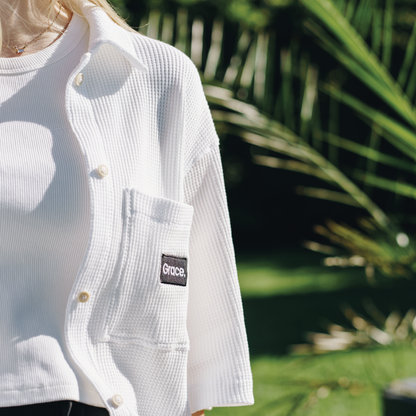 Grace - Waffle Blouse