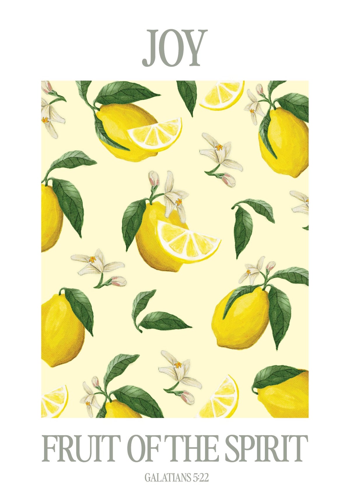 Fruit of the Spirit Poster - Joy