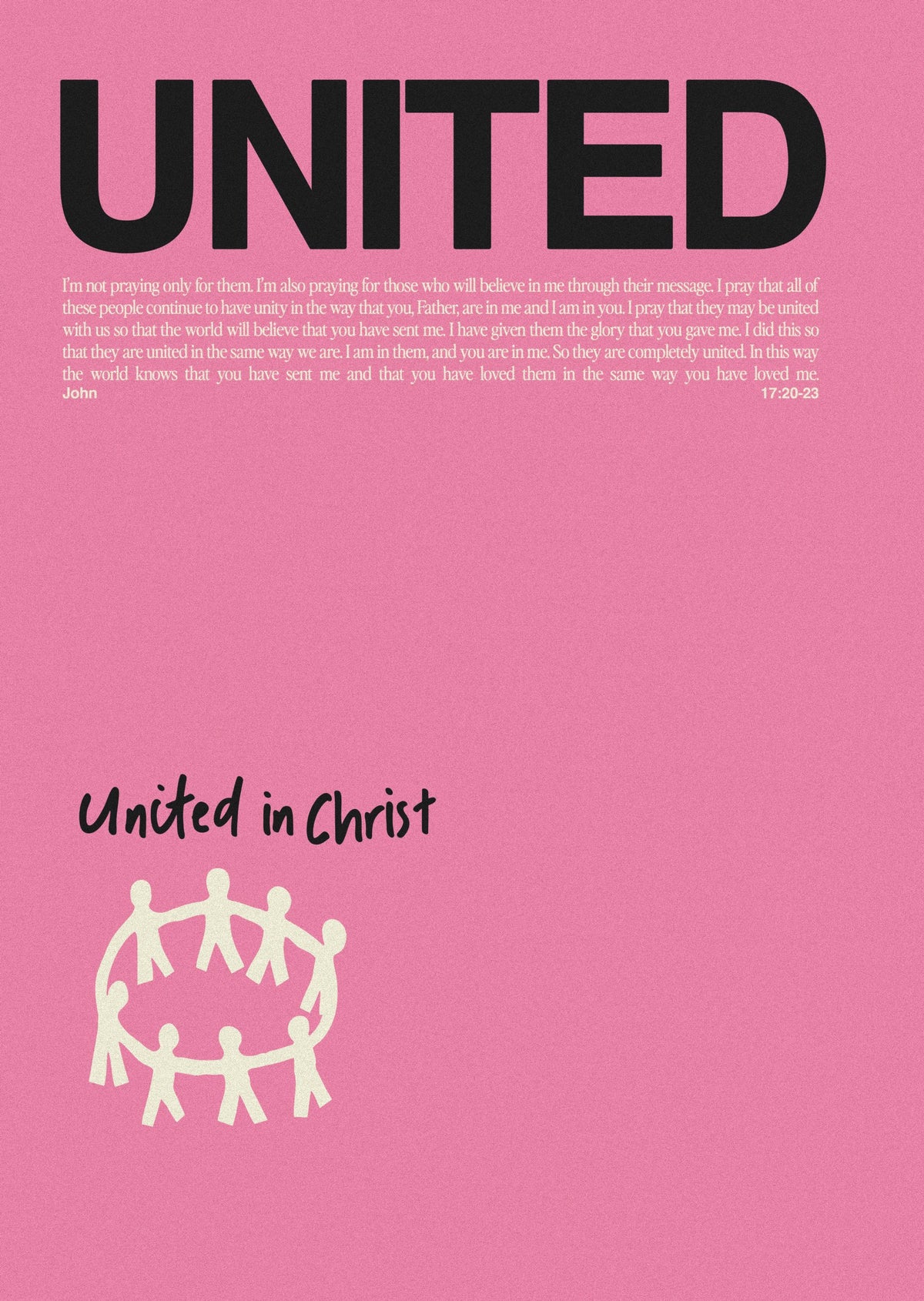 United in Christ - Poster