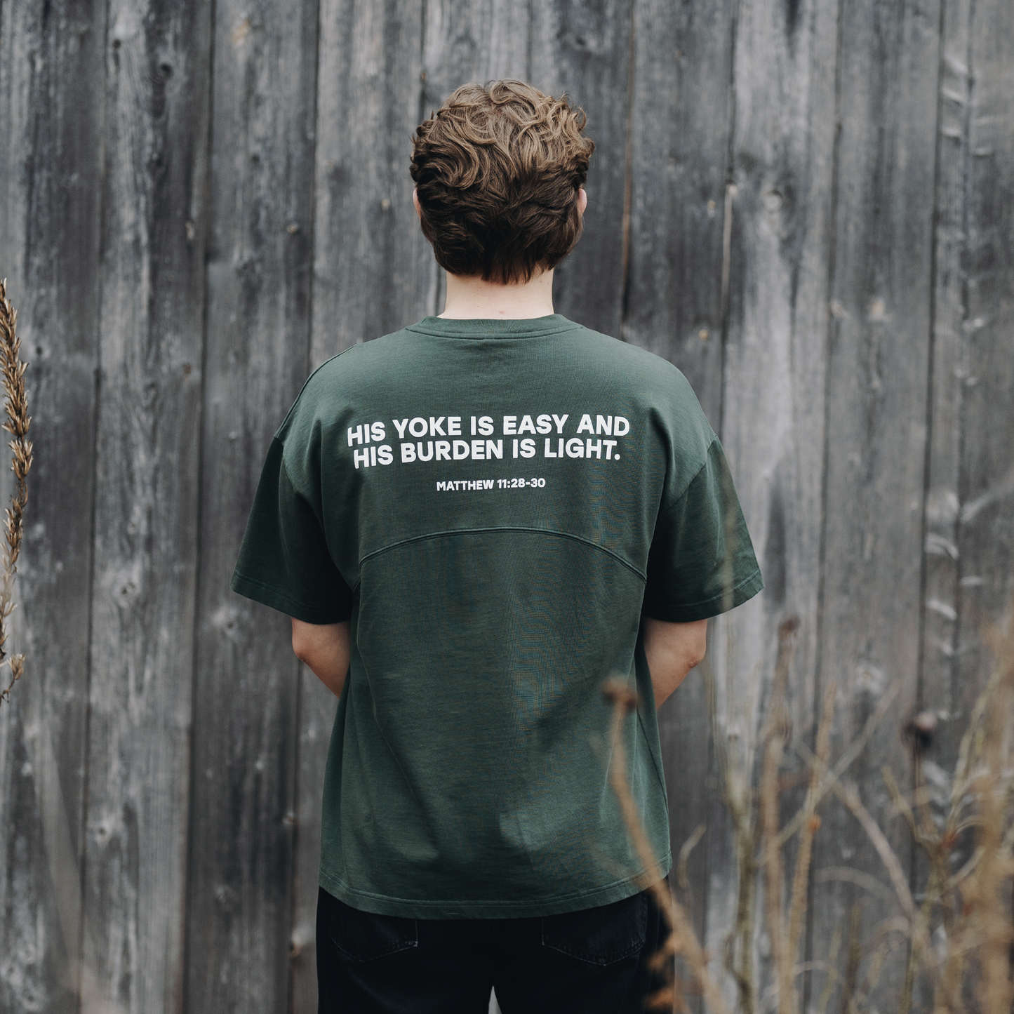 Easy Yoke T-Shirt Green